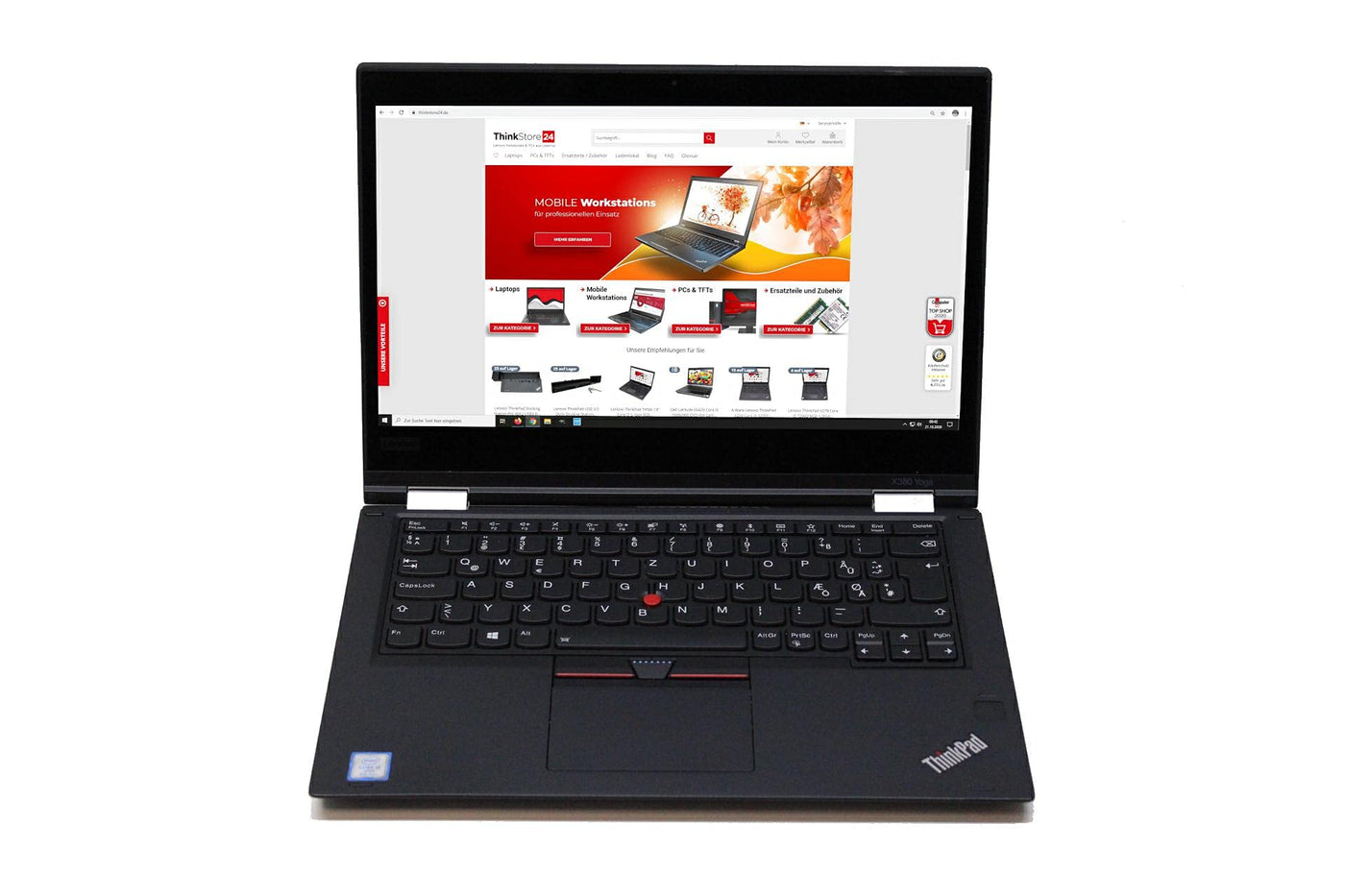 Lenovo A-Ware Thinkpad X380 Yoga 13,3" i5-8350U 8GB RAM 512GB SSD Touch FHD IPS Backlit FPr (Generalüberholt)