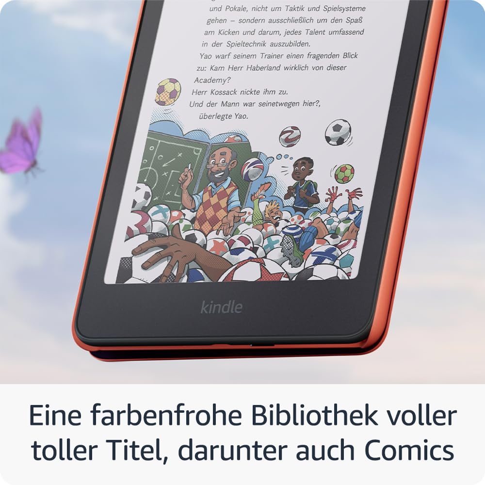 Der neue Amazon Kindle Colorsoft Kids (16 GB) – Der erste Farb-Kindle für Kinder, mit Hülle - Abenteuerfluss