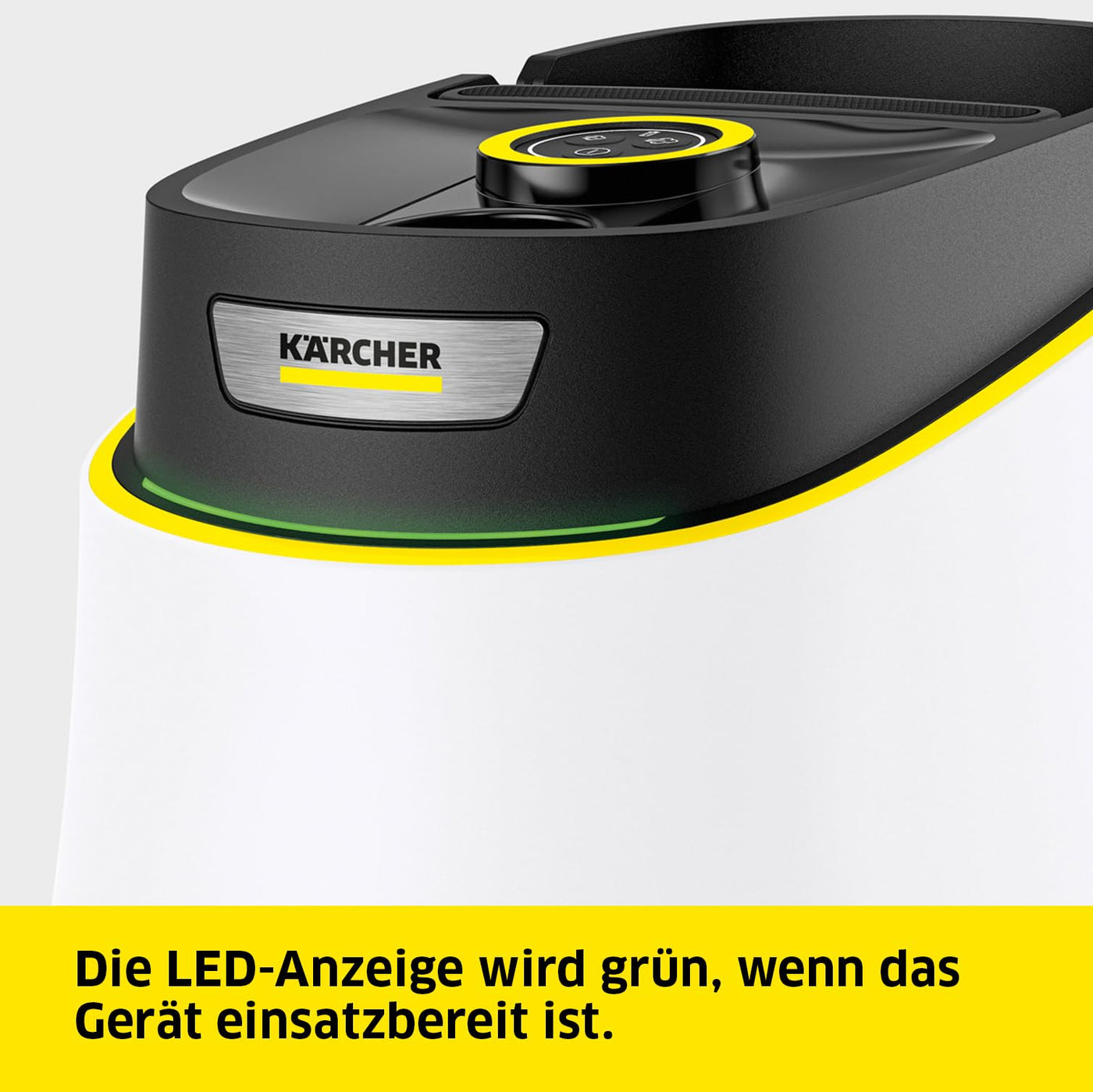 Kärcher Dampfreiniger SC 3 Deluxe, Dampfdruck: 3,5 bar, Aufheizzeit: 30 s, Leistung: 1.900 W, Flächenleistung: 75 m², Tank: 1 l, mit Bodenreinigungsset, Mikrofaser-Bezug, mit Dampfglätter