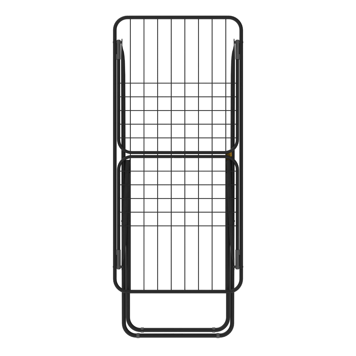 Rörets Wäscheständer Sussi Black – verriegelbare Flügel – Sicherheitssperre – 52x176x96cm – 18 m Trockenfläche - Design und Qualität von Schwedens stärkster Trockenständermarke, für Bekleidung