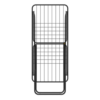 Rörets Wäscheständer Sussi Black – verriegelbare Flügel – Sicherheitssperre – 52x176x96cm – 18 m Trockenfläche - Design und Qualität von Schwedens stärkster Trockenständermarke, für Bekleidung