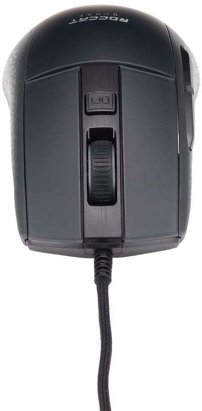 Roccat Burst Pro - Extrem leichte Optical Pro Gaming Maus (hohe Präzision, Optischer Owl-Eye Sensor (100 bis 16.000 Dpi), RGB AIMO LED Beleuchtung, 68g leicht, Designt in Deutschland), schwarz
