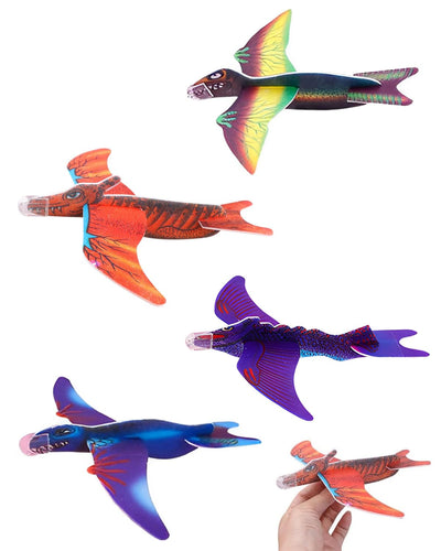 MOPZIJA 4PCS styropor flugzeuge für kinder，Styropor Flugzeuge Kinder Styroporflieger Flieger - flugzeug spielzeug，flugzeug kinder，Wurfgleiter, Flugzeug Segelflugzeug Kinder, Flugzeug Spielzeug