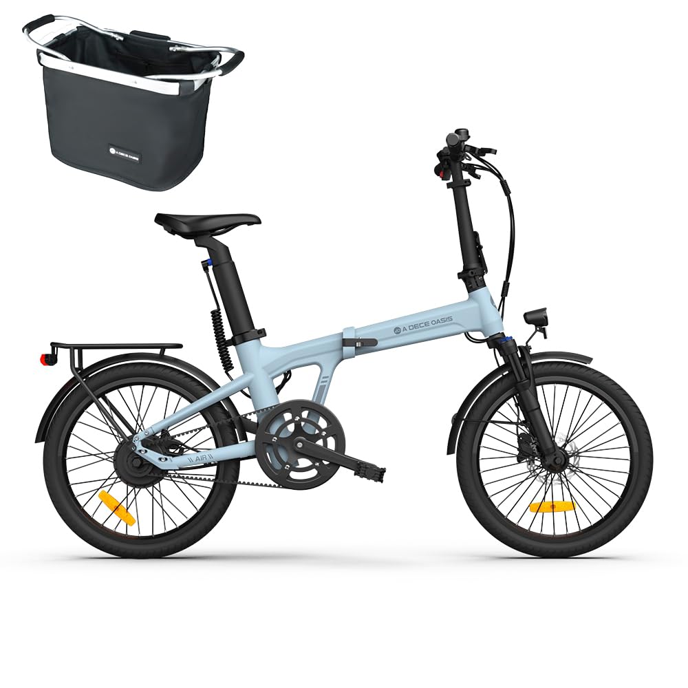 ADO E-Bike Air20Pro/Ultra, Electric Bikes,BAFANG Bürstenloser Motor,klapprad e-Bike,Riemenantrieb,Dual-Modus-Umschaltung,e Bike 20 Zoll, 2/3 Gang, ADO Smart APP,2,4-Zoll-IPS-Display,ebike Damen/Herren