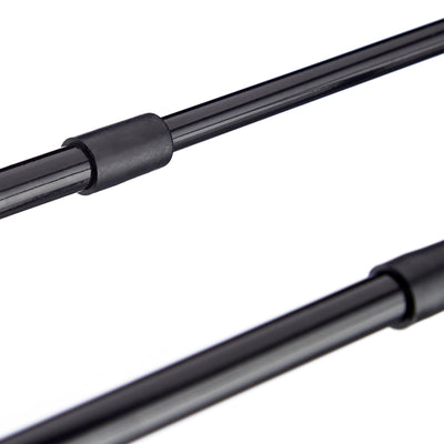 Relaxdays Wäscheständer klappbar, 11 Stangen auf 6 Ebenen, HBT: 105x73x37 cm, ausziehbarer Wäscheturm, Metall, schwarz