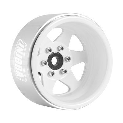 INJORA 1.9 Pneus Mud Terrain Roue Pneus Pour Axial SCX10 UTB18 TRX4 Redcat Gen8 VS4-10 1/10 RC Crawler Auto, Weiß