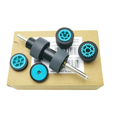 KV-SS033 Papier-Tonabnehmerrollen-Set passend für Panasonic KV-S4065CL /KV-S4085CL/ KV-S4065CW /KV-S4085C Papier-Tonabnehmerrollen-Set Scanner Reibrader