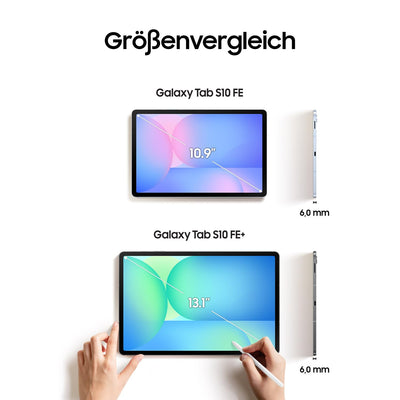 Samsung Galaxy S10 FE+ AI-Tablet, Android Tablet, 256 GB Speicher, 12 GB RAM, 33,28 cm/13,1" Display, Inkl. S Pen, Wi-Fi, Lange Akkulaufzeit, Gray, 36 Monate Herstellergarantie [Exklusiv auf Amazon]