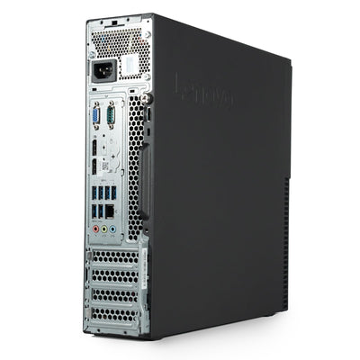 Lenovo - Schneller PC mit Іntel Core i5 - Desktop Computer + Silent Rechner für Büro & Home Office mit 3,2 GHZ - 16GB RAM - 512GB SSD - USB3.0 - WLAN - inkl Windows 11 Pro + Grееd Maus/Tastatur