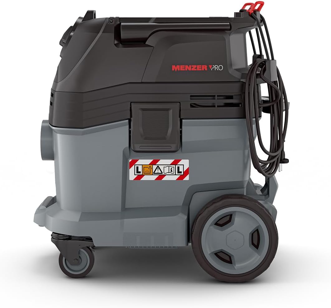 MENZER Professioneller Industriesauger, Nass-/Trockensauger VCL 530 PRO mit automatischer Filterreinigung, Staubklasse L, 30 Liter