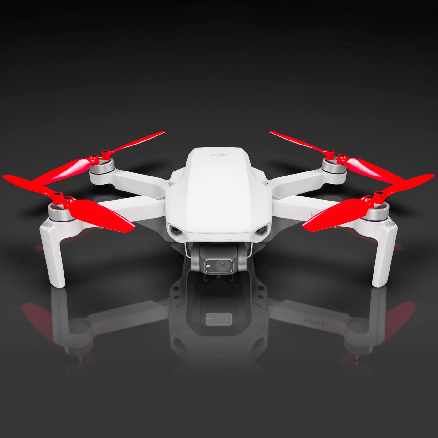 Master Airscrew Stealth Propeller für DJI Mini 2/2 SE/SE & Mini 4K - Rot, 4 Propeller im Set