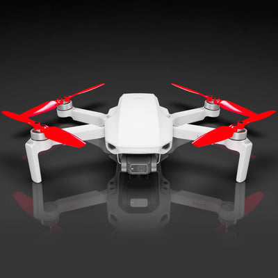 Master Airscrew Stealth Propeller für DJI Mini 2/2 SE/SE & Mini 4K - Rot, 4 Propeller im Set