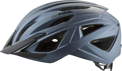 ALPINA PARANA - Leichter, Individuell Anpassbarer Touren Fahrradhelm Mit Fliegennetz Für Erwachsene, indigo matt, 55-59 cm