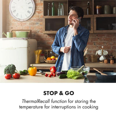 Klarstein Induktionskochfeld, Glaskeramik Kochfeld, mit 4 Platten, Einbau- mit Touch-Display, Digitalanzeige und Timer-Funktion, Schnelles Aufheizen, 7000 Watt