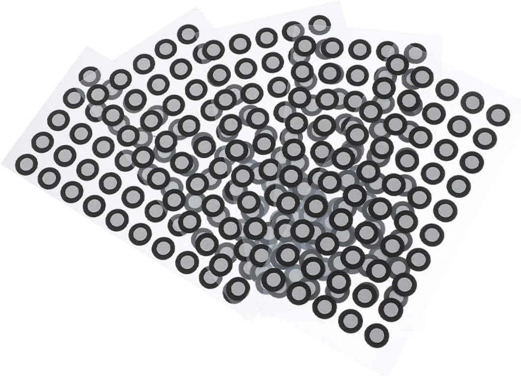 Mikikit 20 Blätter Reflektierende Folie Für Den Scanner Logo-Aufkleber Scan-markierungsaufkleber Reflexionsmarker Zum Scannen Bezugsmarkierungspunkt Zubehör Das Haustier Verdicken 3D