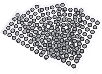 Mikikit 20 Blätter Reflektierende Folie Für Den Scanner Logo-Aufkleber Scan-markierungsaufkleber Reflexionsmarker Zum Scannen Bezugsmarkierungspunkt Zubehör Das Haustier Verdicken 3D