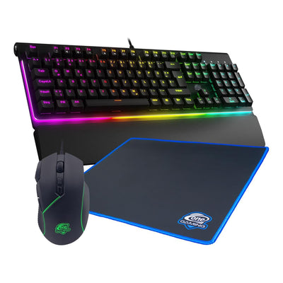 ONE GAMING Advanced Bundle| Gaming Maus | mechanische Gaming Tastatur | Mauspad