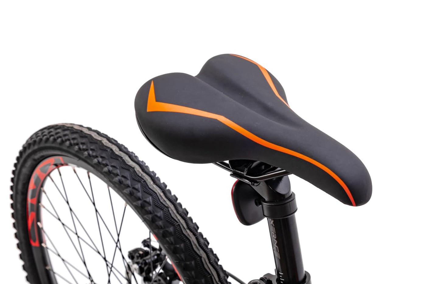 24 Zoll Alu Mountainbike Leader Fox Capitan 8 Gang Scheibenbremsen Schwarz Orange