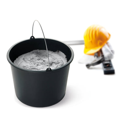 Kistenberg Baueimer 20 Liter 10er Set Eimer mit Skala Mörteleimer Maurereimer Putzeimer Wassereimer Betoneimer, ergonomischer Griff, aus Kunststoff (20 Liter)