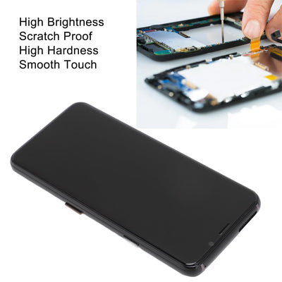 Telefon Bildschirmbaugruppe für S9 S9+ Plus, Ersatz LCD Bildschirm, Schnell Reagierendes Display, Touchscreen, Ersatzteile für Digitizer Baugruppe mit Rahmen (Galaxy S9+)