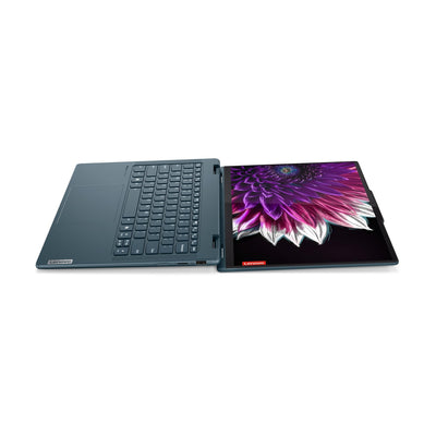 Lenovo Yoga 7 2-in-1 Convertible AI Laptop | 14" 2.8K WUXGA OLED Display | Intel Core Ultra 7 155H | 32GB RAM | 1TB SSD | Intel Arc Grafik | Windows 11 Home | QWERTZ | blau | 3 Monate Premium Care