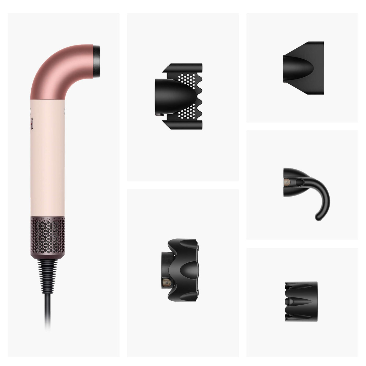 Dyson Supersonic r™ Haartrockner Straight+Wavy (Ceramic Pink/Roségold)
