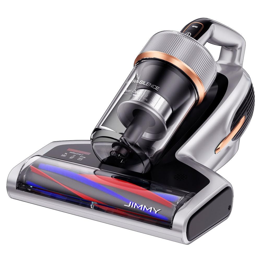Jimmy BX7 Pro Milbensauger 700W Leistungsstark Matratzenreiniger mit UV-C-Licht, Hausstaubmilben Sensor,Ultraschall Funktion,16Kpa Absaugung Handstaubsauger für Matratze Sofa Bett
