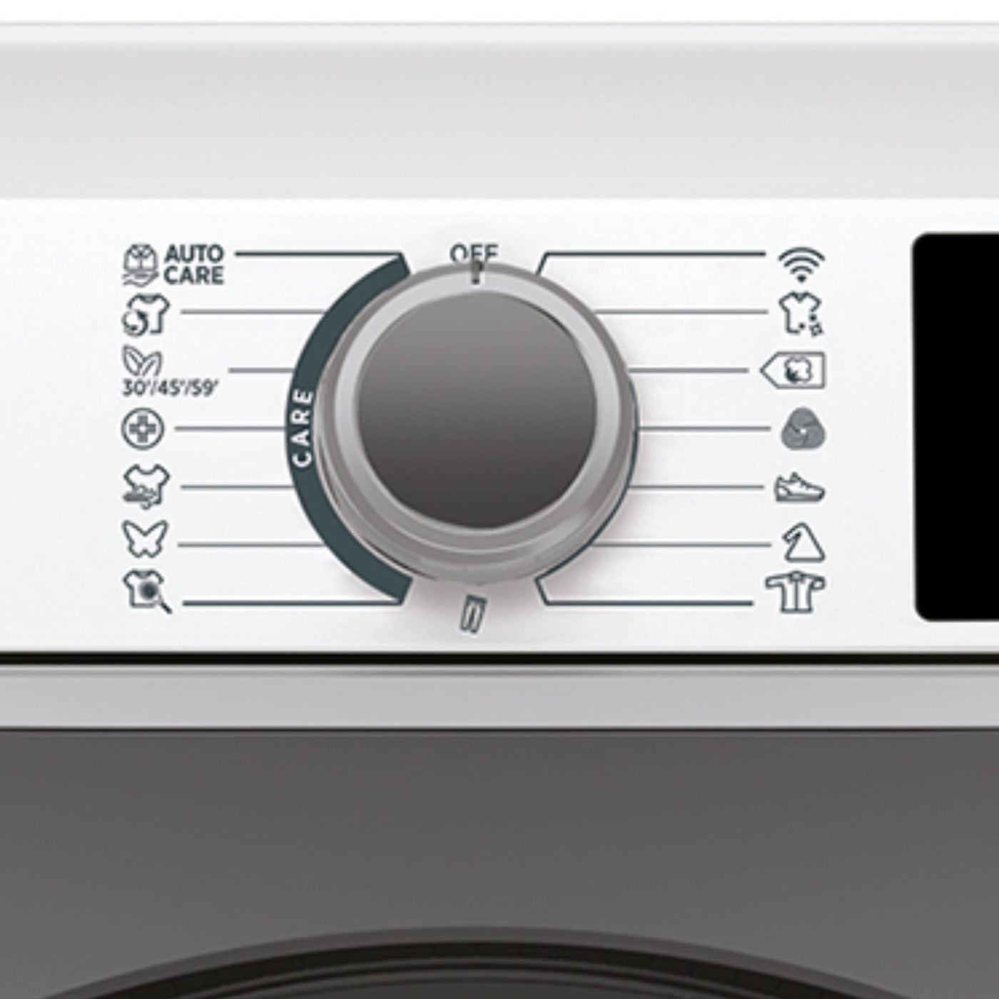 Hoover H-DRY 500 ND C10TSBE-S Kondenstrockner / 10 kg/Smarte Bedienung mit WiFi + Bluetooth/AquaVision-Kondenswasserbehälter mit optischer Füllanzeige direkt im Bullauge/Symbolblende