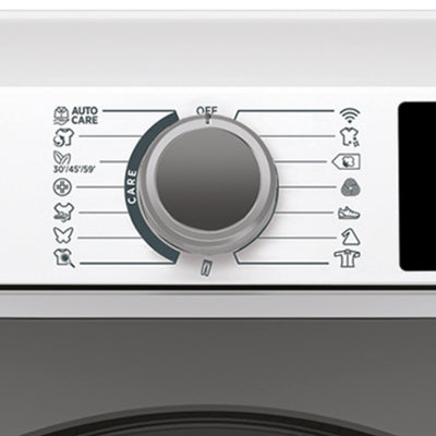 Hoover H-DRY 500 ND C10TSBE-S Kondenstrockner / 10 kg/Smarte Bedienung mit WiFi + Bluetooth/AquaVision-Kondenswasserbehälter mit optischer Füllanzeige direkt im Bullauge/Symbolblende