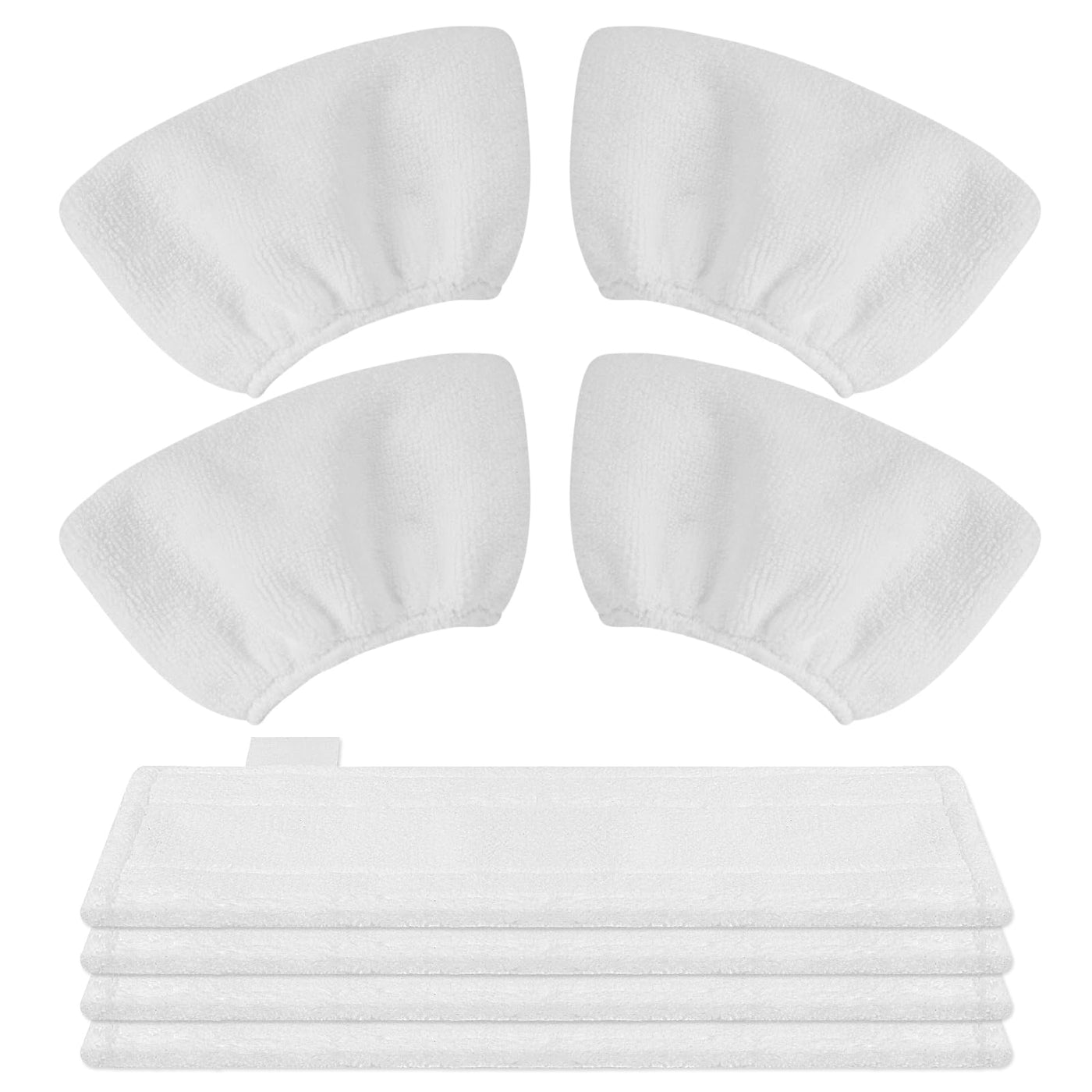 Awinker 8 Stück Mikrofaser-Überzugsset für Kärcher Dampfreiniger EasyFix SC3 SC5 SC4 SC2 4 Bodendüse 4 Handdüse Tuchset Zubehör