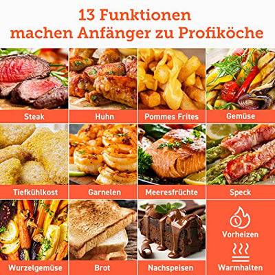 COSORI Heißluftfritteuse Airfryer, 11-in-1 Air Fryer XXL 5,5L, Friteuse Heissluftfritteuse mit Shake-Reminder, 100 Rezepte, 55 Prozent energiesparend, spülmaschinenfeste Körbe