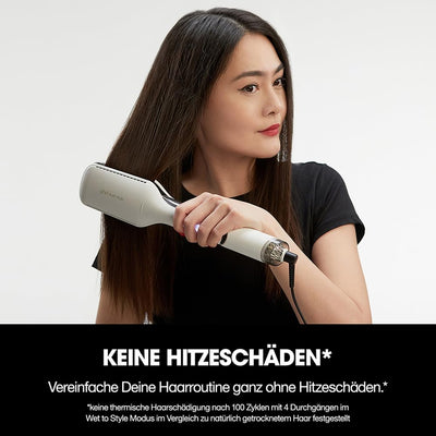 ghd duet hair style | 2-in-1 Glätteisen + Haartrockner, Hot Air Styler für die Verwandlung von nassem zu gestyltem Haar - Weiß