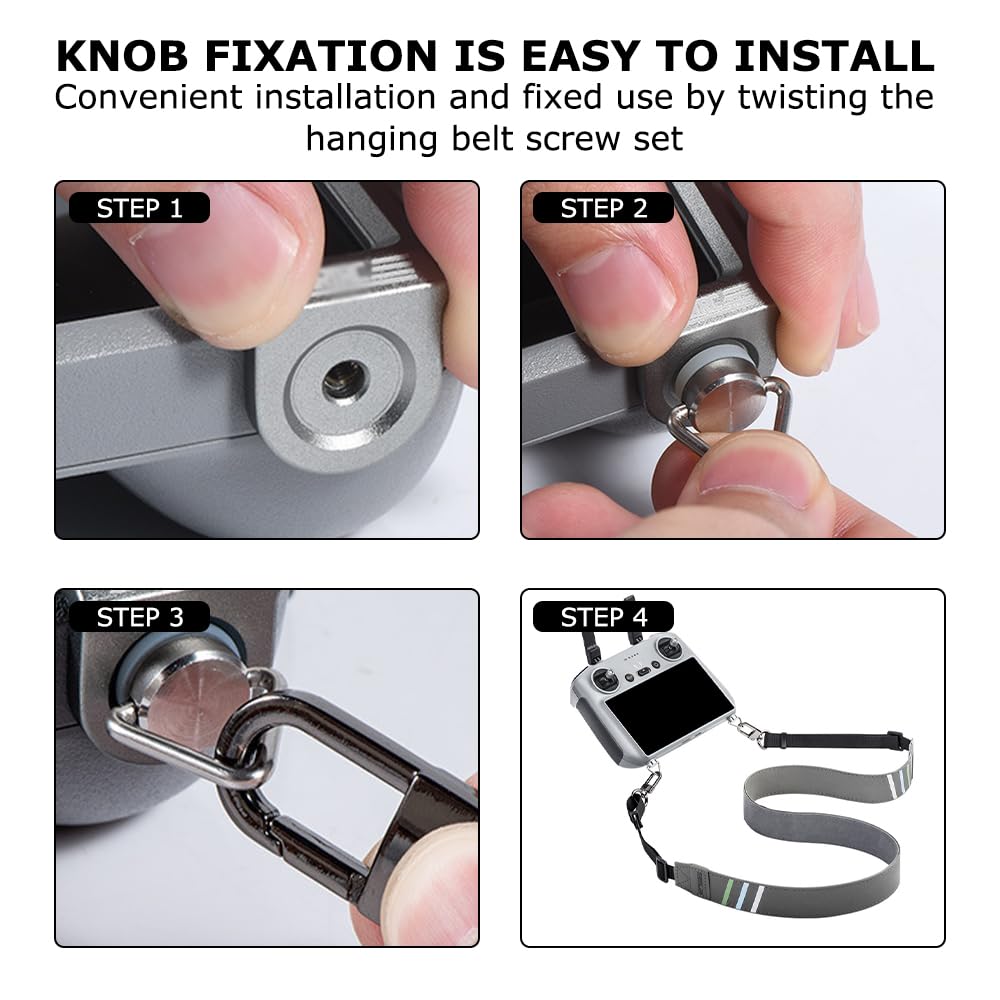 Gurt für DJI RC/RC 2/ RC Pro Controller Umhängeband, Afenau 3 in 1 Drohne Zubehör, Einstellbar Gurt Schlüsselband, Controller Halsband Tragegurt für DJI Mini 4 Pro/Mini 3 Pro/Mavic 3/Air 3/Mini 3