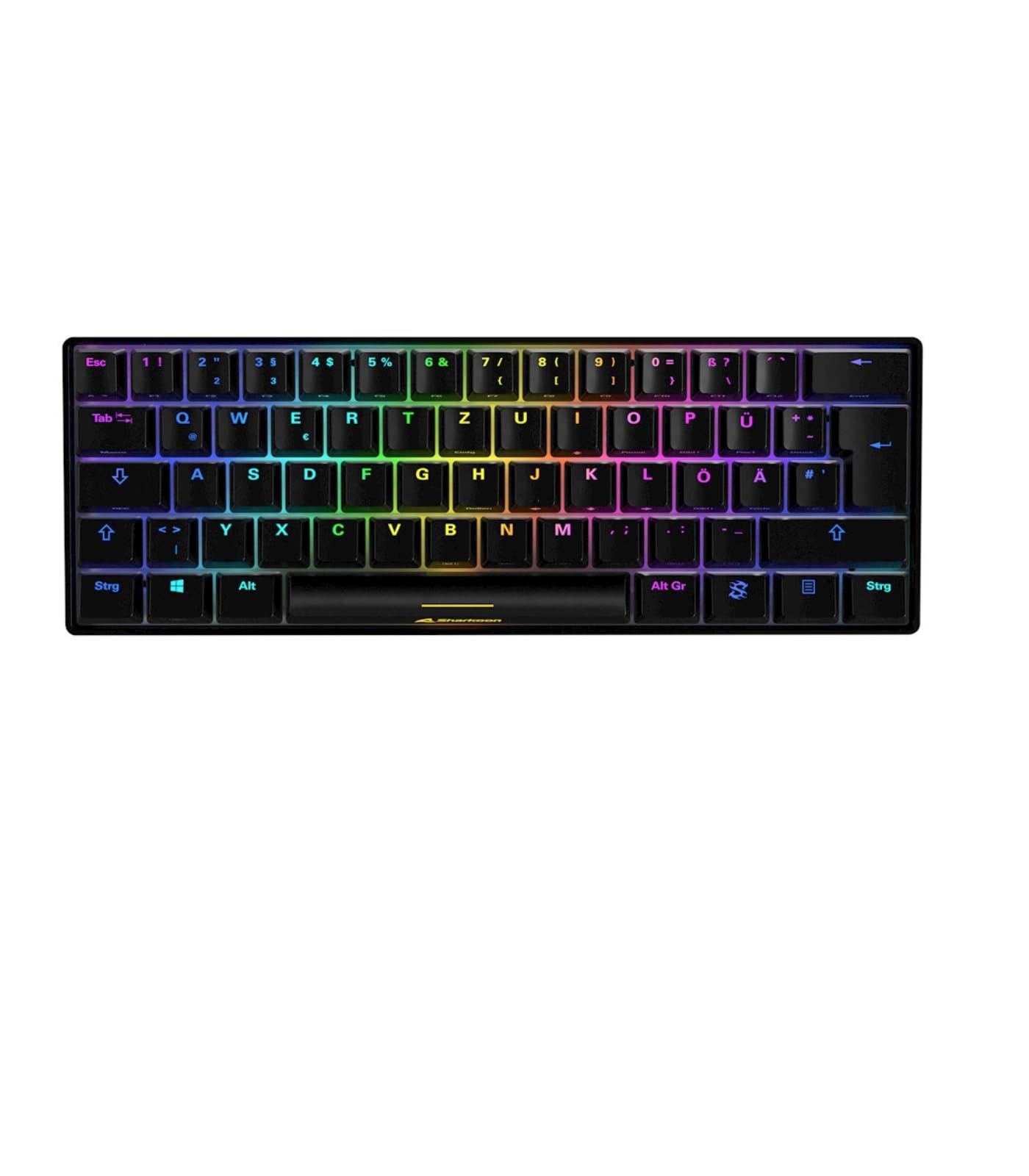 Sharkoon, usb, Skiller SGK50 S4 wh Kailh Brown, Gaming-Tastatur, weiß