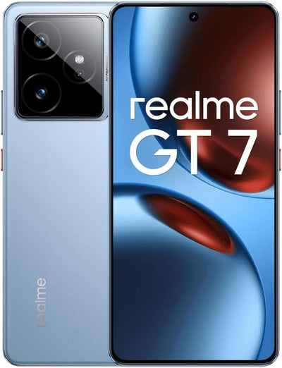 realme GT7 5G Smartphone,12+512GB,7000 mAh Battery,120W Charge,Dimensity 9400e Chipset,IMX906 50MP Camera, AI Planner,6000nits Pro-Esports 120Hz Display,IP69,Blue,Amazon Exclusive(No Adapter)