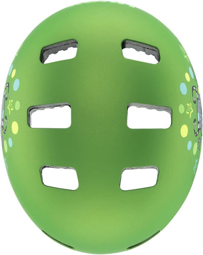 uvex kid 3 cc - robuster Fahrradhelm für Kinder- individuelle Größenanpassung - optimierte Belüftung - green matt - 51-55 cm