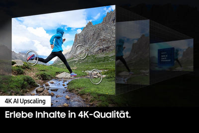 Samsung Neo QLED 4K QN85D Fernseher 55 Zoll, Samsung TV mit Neural Quantum 4K AI Gen2 Prozessor, Quantum-Matrix-Technologie, AI 4K Upscaling, Smart TV, KI TV, GQ55QN85DBTXZG, Deutsches Modell [2024]
