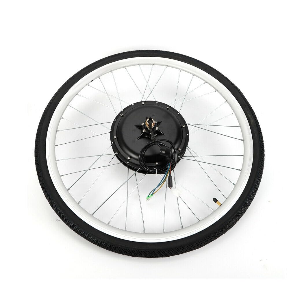 Frederimo E-Bike Umbausatz mit LCD Display, 28 Zoll Elektro-Fahrrad E-Bike Conversion Kit 48V 1000W Motor Elektrofahrrad Umbausatz für Hinterrad