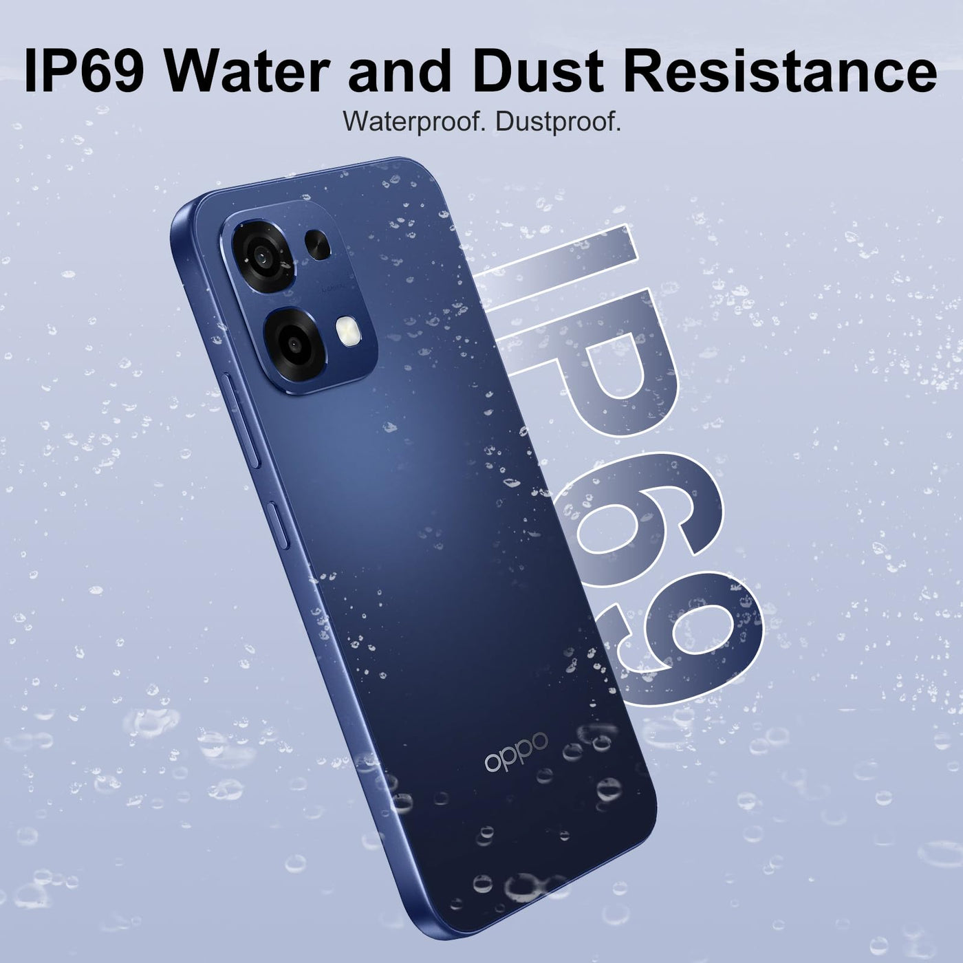 OPPO A6 Pro 5G 8+256GB AI Smartphone, Handy Android Ohne Vertrag, Batterie 6500mAh, 80W SUPERVOOC, Dimensity 6300 5G, Bildschirm 120Hz 6,57" AMOLED, IP69, AI-Kamera 50+2MP, NFC, Dual SIM, Blau