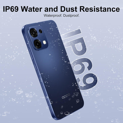 OPPO A6 Pro 5G 8+256GB AI Smartphone, Handy Android Ohne Vertrag, Batterie 6500mAh, 80W SUPERVOOC, Dimensity 6300 5G, Bildschirm 120Hz 6,57" AMOLED, IP69, AI-Kamera 50+2MP, NFC, Dual SIM, Blau