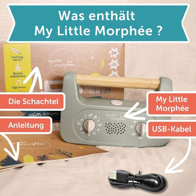 Morphée | My Little Morphée - Meditationsbox zur Schlafförderung & Beruhigung von Kindern ab 3 Jahren, ohne Wellen & ohne Bildschirme - 700.000 Nutzer (Deutsch, Englisch, Französisch, Spanisch)