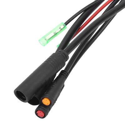 Keenso Controller, Elektrofahrrad Universal KT‑22A Wasserdichter 36V /48V Controller mit Licht Kabel für 36V / 48V 500W/750W Bürstenlosen Motor