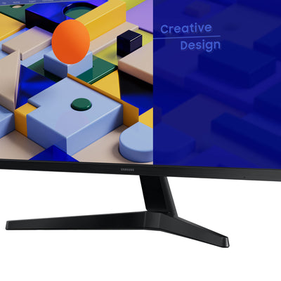 Samsung S31C Essential Monitor S27C314EAU, 27 Zoll, IPS-Panel, Full HD-Auflösung, Eco Saving Plus, AMD FreeSync, 5 ms Reaktionszeit, Bildwiederholrate 75 Hz, Schwarz
