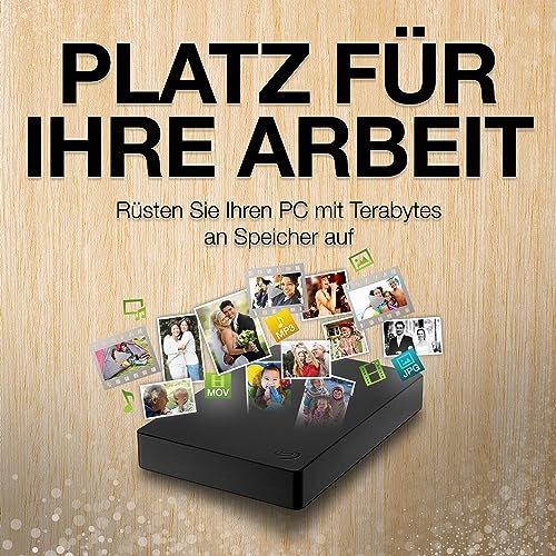 Seagate Portable Drive 5TB tragbare externe Festplatte, 2.5 Zoll, USB 3.0, inkl. 2 Jahre Datenrettungsdienst, Modellnr.: STGX5000400