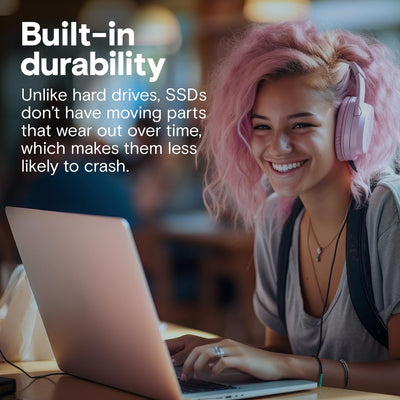 Crucial BX500 SATA SSD 480GB, 2,5" Interne SSD Festplatte, bis zu 540MB/s, 480GB SSD kompatibel mit Laptop und Desktop (PC), 3D NAND, Dynamische Schreibbeschleunigung - CT480BX500SSD1
