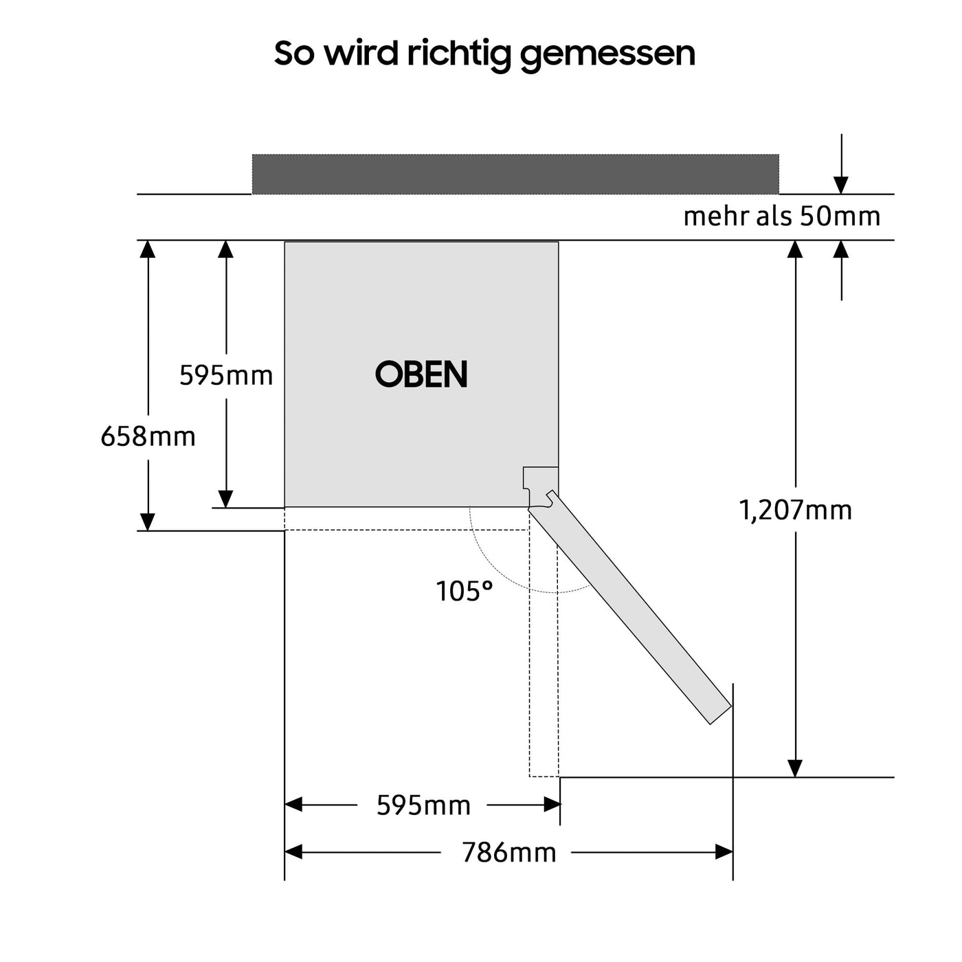 Samsung Kühl-Gefrier-Kombination, Kühlschrank mit Gefrierfach, 203 cm, 390 l Gesamtvolumen, 114 l Gefrierteil, AI Energy Mode, Edelstahl-Look, RL38C600CSA/EG