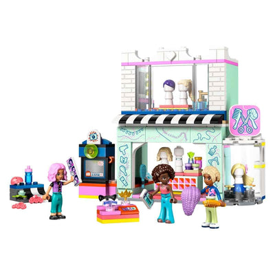 LEGO Friends Friseursalon, BAU- und Spielset für kreative Rollenspiele, Bauspielzeug, Geschenk für Mädchen ab 7 Jahren, 3 Minifiguren der Charaktere für Rollenspiele 42662