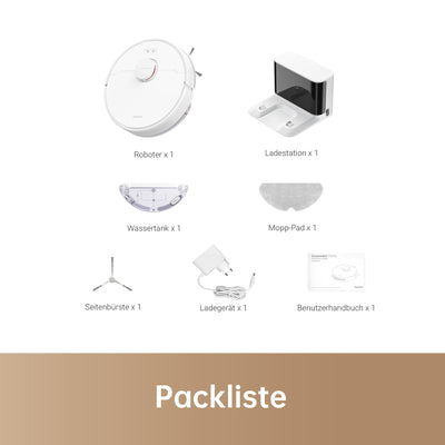 DREAME F9 Pro Staubsaugerroboter und Wischmopp 2-in-1, LiDAR Navigation, 150 min Laufzeit, Staubsauger- und Wischroboter, 2500Pa Saugkraft, Kartierung für mehrere Böden, WLAN/APP/Alexa