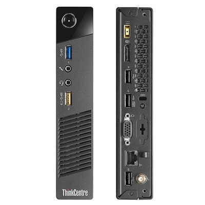 Lenovo ThinkCentre M73 Tiny Intel i7 4765T 8-Thread 3 GHz Business Office Multimedia Computer mit 3 Jahren Garantie! | 16GB | 512 GB SSD | USB 3.0 | WLAN | Windows 11 Prof. 64-Bit - 7318