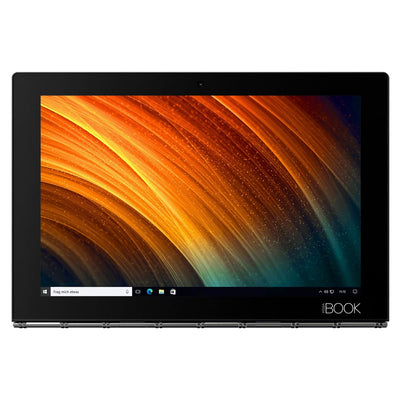 Lenovo 2-in-1 Tablet mit Tastatur - Yoga Book YB1-X91F | 10,1 Zoll Full HD Touchscreen Display | Intel QuadCore CPU | Windows【 64 GB Speicher 】 microHDMI Kamera WLAN Bluetooth GPS (Generalüberholt)